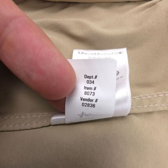 NEW Eddie Bauer Travex Travel Blazer Utility Jacket DWR Gorpcore Cargo Khaki 40 - Picture 11 of 12